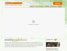 Tablet Screenshot of narmadatourism.org